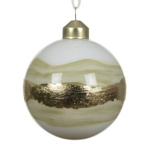 Lot de 3 boules Or opaque