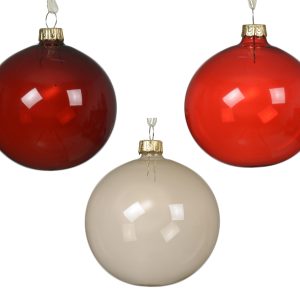 Lot de 6 boules unies