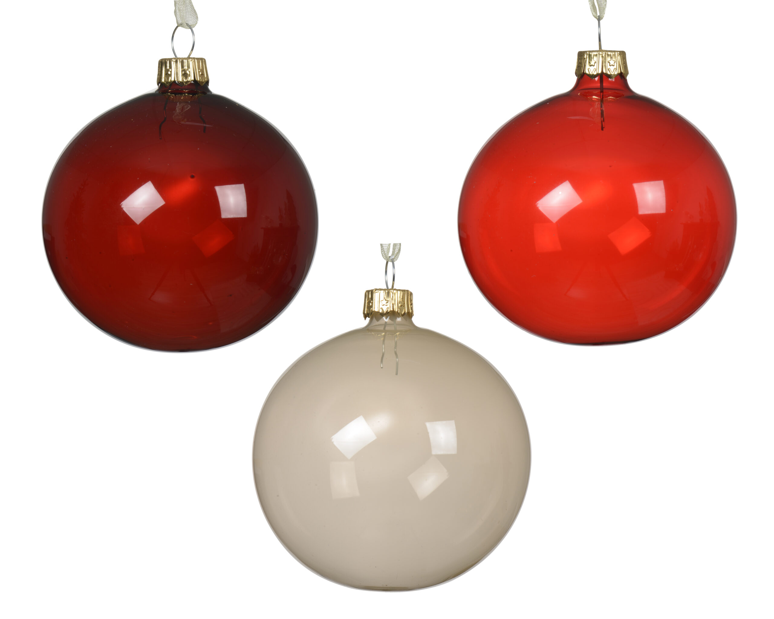 Lot de 6 boules unies