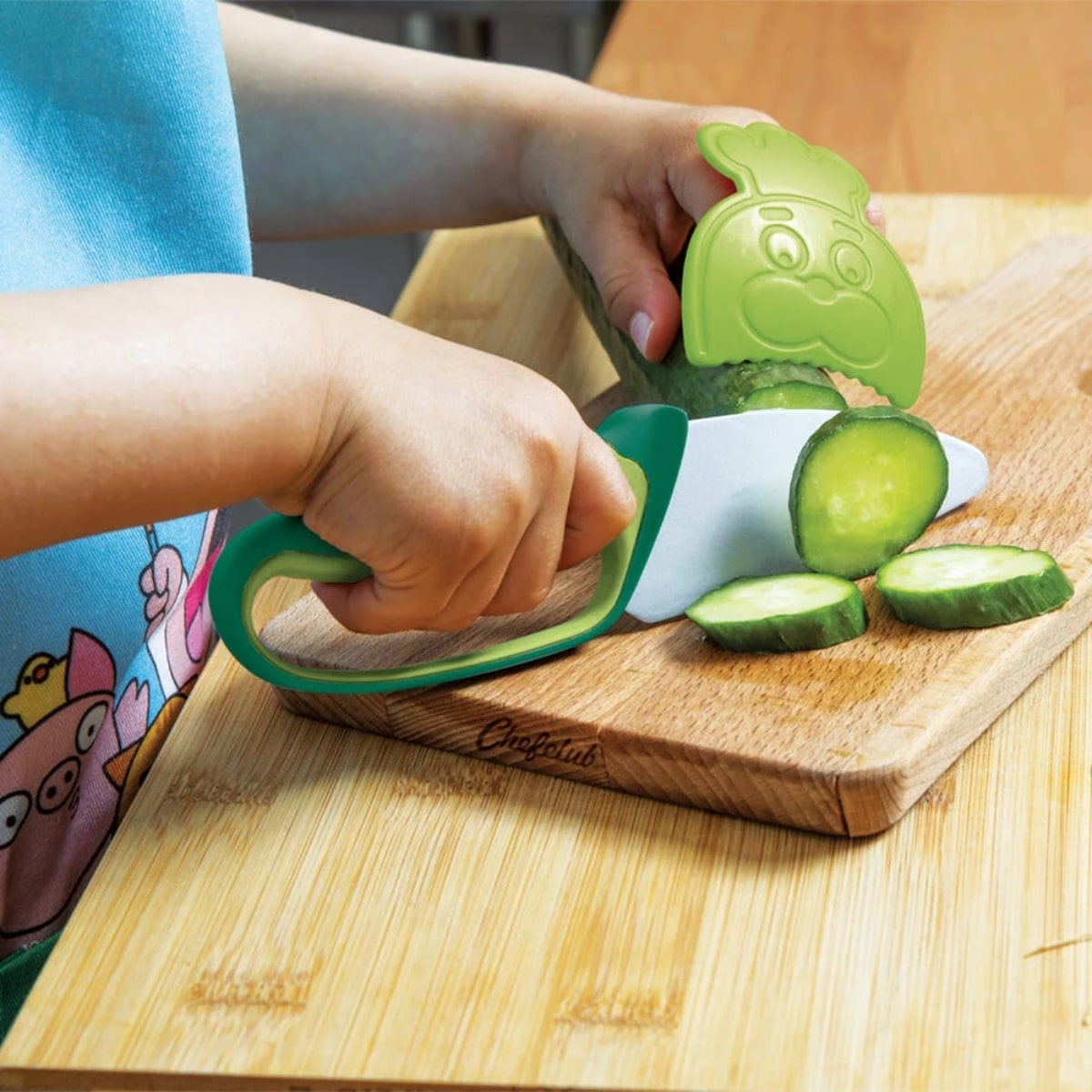 Couteau enfant vert – Chefclub