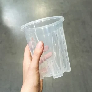 Pot Transparent profond pour Aracées – Parois Micro-Perforées