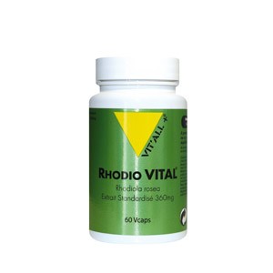 Rhodio Vital Rhodiola Ext Standardisés 360 mg – 30 gélules végétales