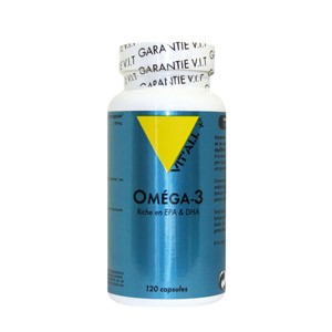 Oméga 3 (huile de poisson) 1000 mg – 120 capsules