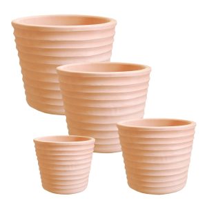 Pot Bousquet Strié conique