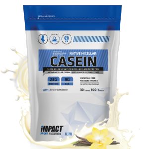 Native Micellar Casein 900g – 30 Servings – Impact sport Nutrition