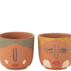 Cache Pot Double Visage
