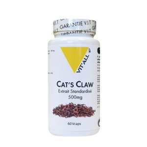 Cat’s Claw 500, Griffe de chat, Ext standardisés- 60 gélules végétales
