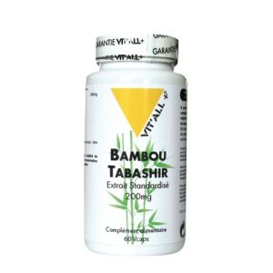 Bambou Tabashir Ext sdandardisés 200 mg – 60 gélules végétales