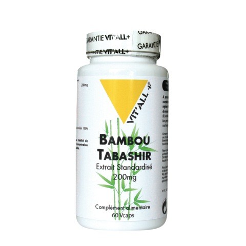 Bambou Tabashir Ext sdandardisés 200 mg – 60 gélules végétales