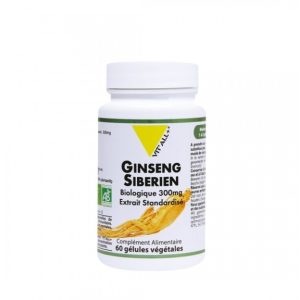 Ginseng Sibérien BIO – Eleutherocoque ext. stand.- 60 gélules végétales