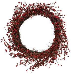 Couronne de baies rouges