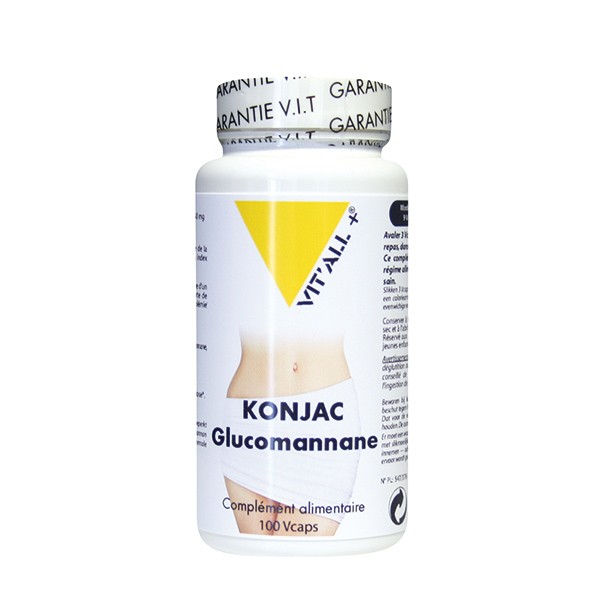 Konjac 500 mg – 100 gélules végétales