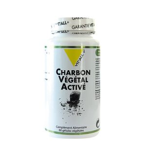 Charbon Végétal activé 400 mg – 60 gélules végétales