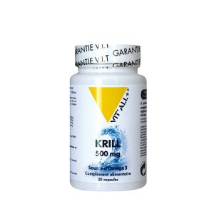 Huile de Krill  500 mg (riche en omega 3) – 30 capsules