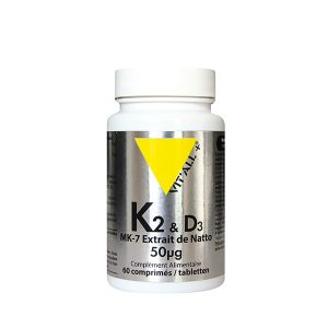 Vitamine K2 & D3 – 60 comprimés