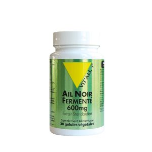 Ail Noir Fermenté Bio 600mg – 30 gélules végétales
