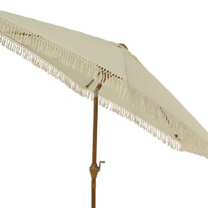 Parasol à franges inclinable