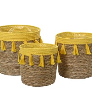 Panier pampilles jaune