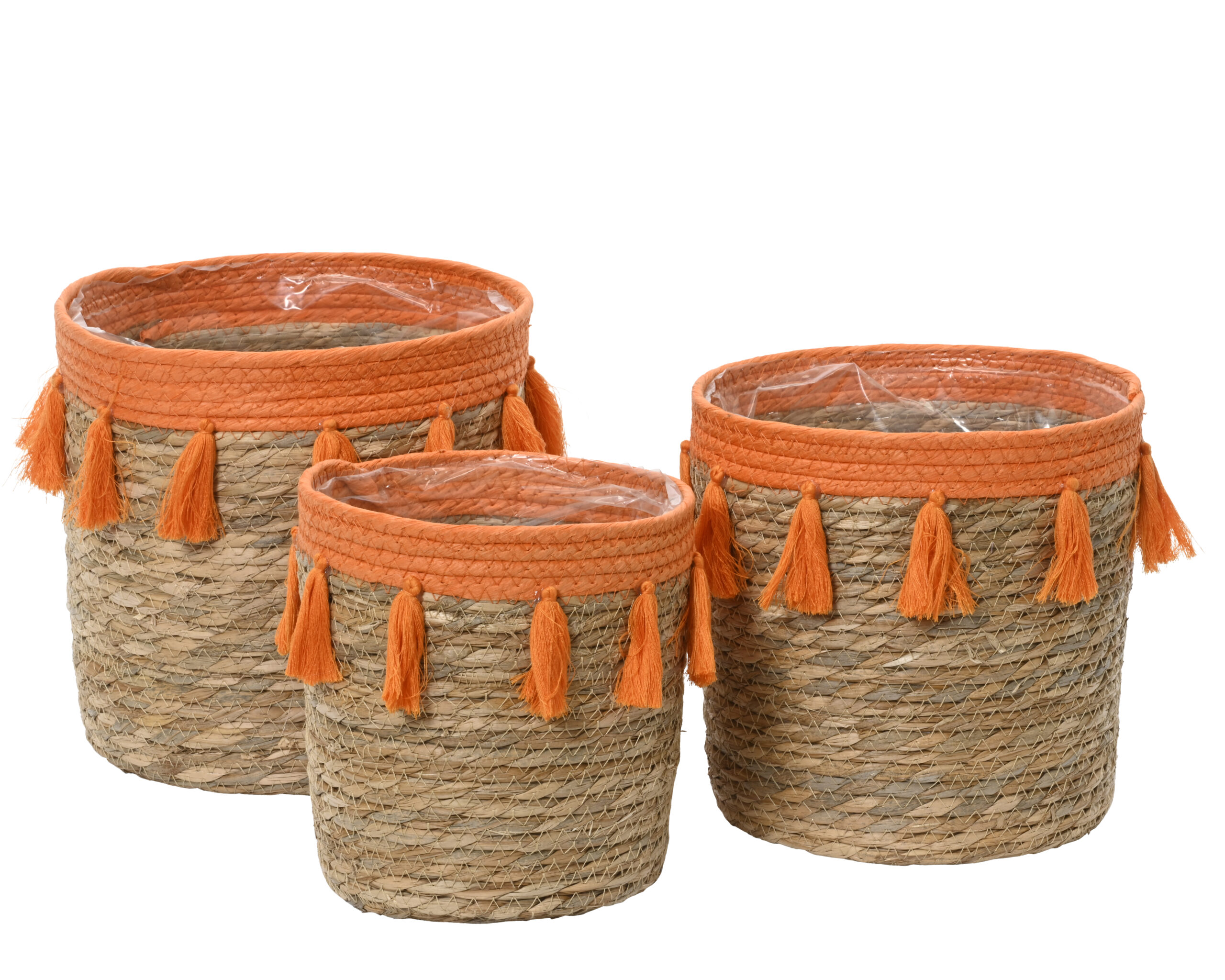 Panier pampilles orange