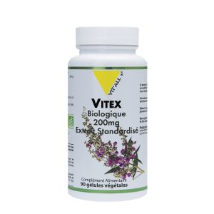 Vitex Agnus Castus Bio – 200 mg Ext standardisés de Gatillier -90 gélules végétales