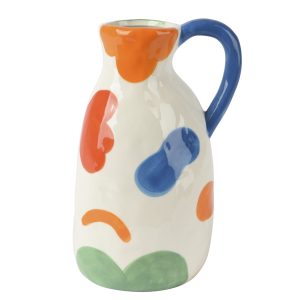 Vase grès Abstrait avec anse