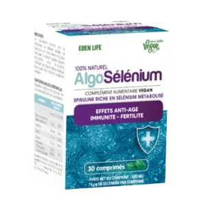 ALGOSELENIUM – 30 Comprimés 500 mg- Spiruline