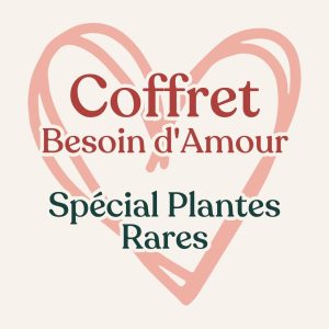 Coffret Plantes à Sauver « Besoin d&rsquo;Amour » – Spécial Plantes Rares