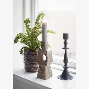 Bougeoir grès carré MADAM STOLTZ