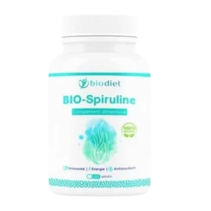 Bio Spiruline 400mg – 30 gélules – biodiet