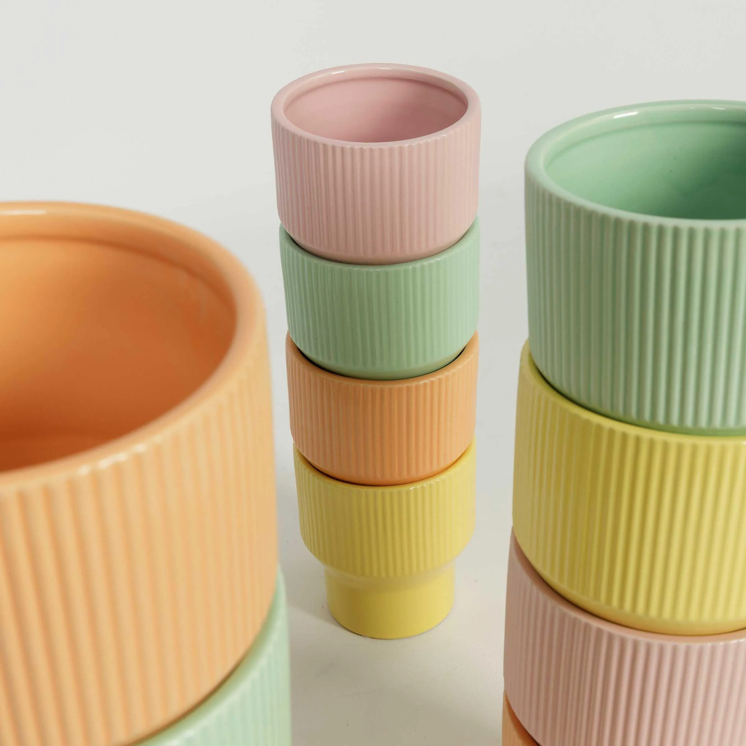 Cache Pot Caliente jaune – Image 4