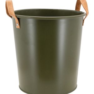 Corbeille à papier en métal Cargo (Kaki)