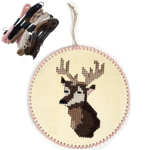 Kit broderie sur bois – Renne
