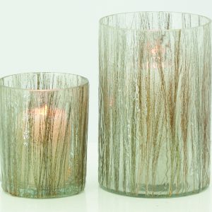 Photophore en verre teinté