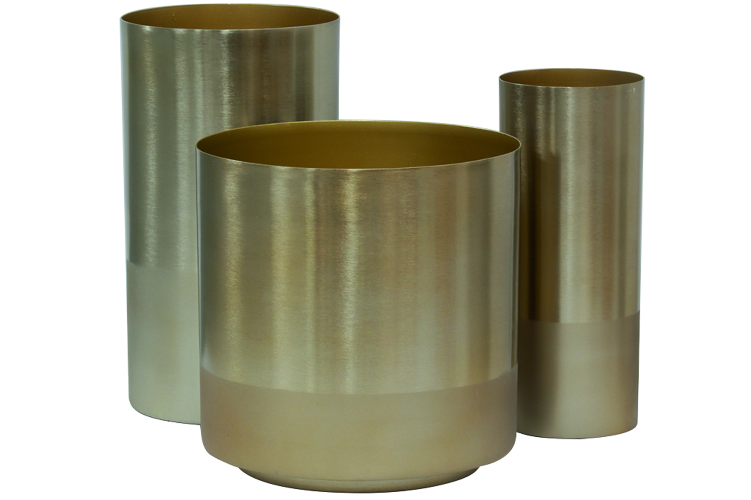 Vase métal doré – Image 2