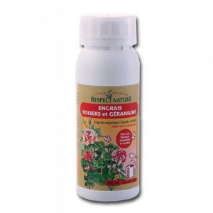 Engrais naturel pour rosiers et géraniums