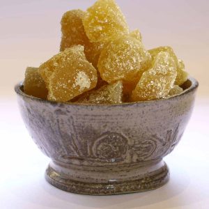 Gingembre confit bio en cubes