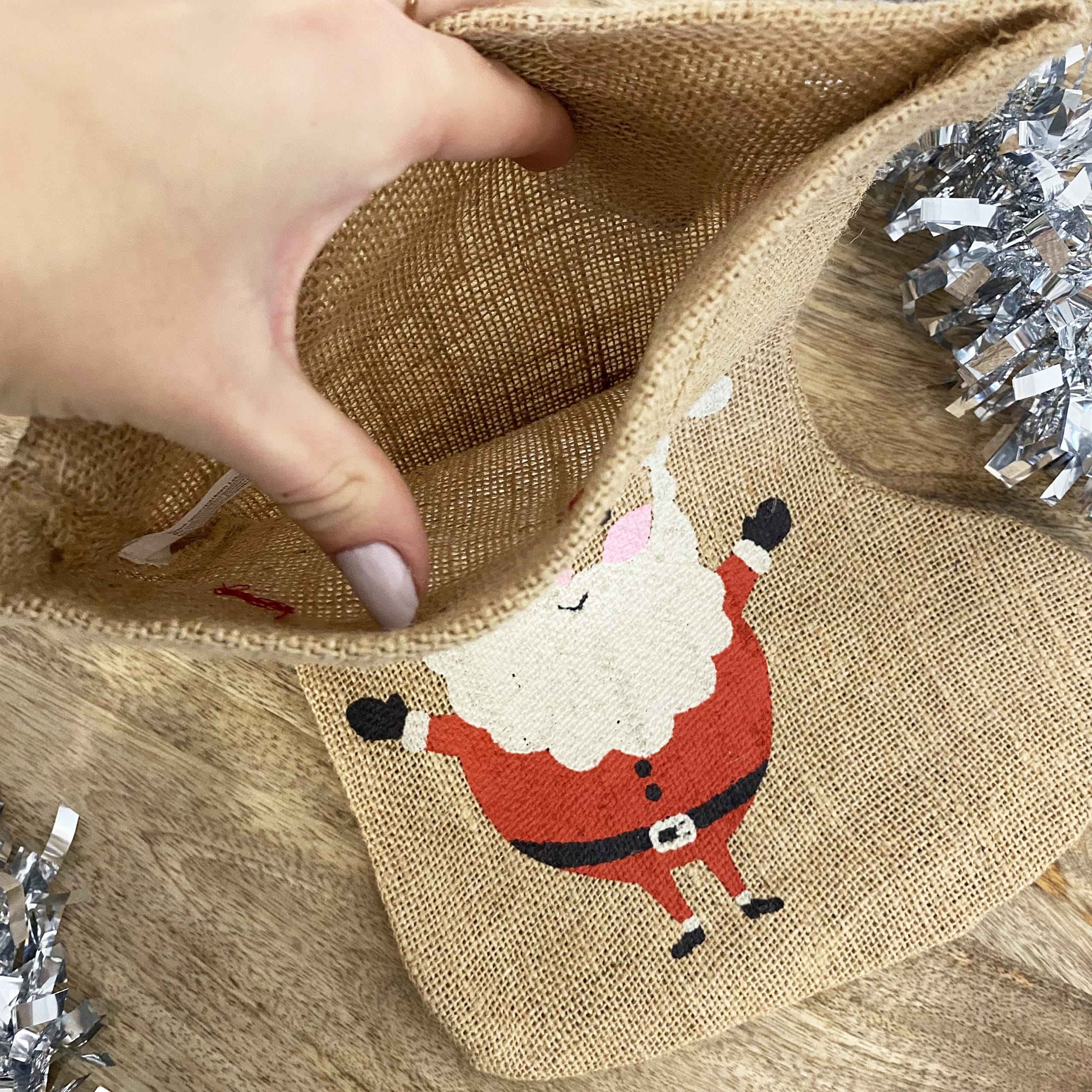 Botte en jute Père Noel – Image 3