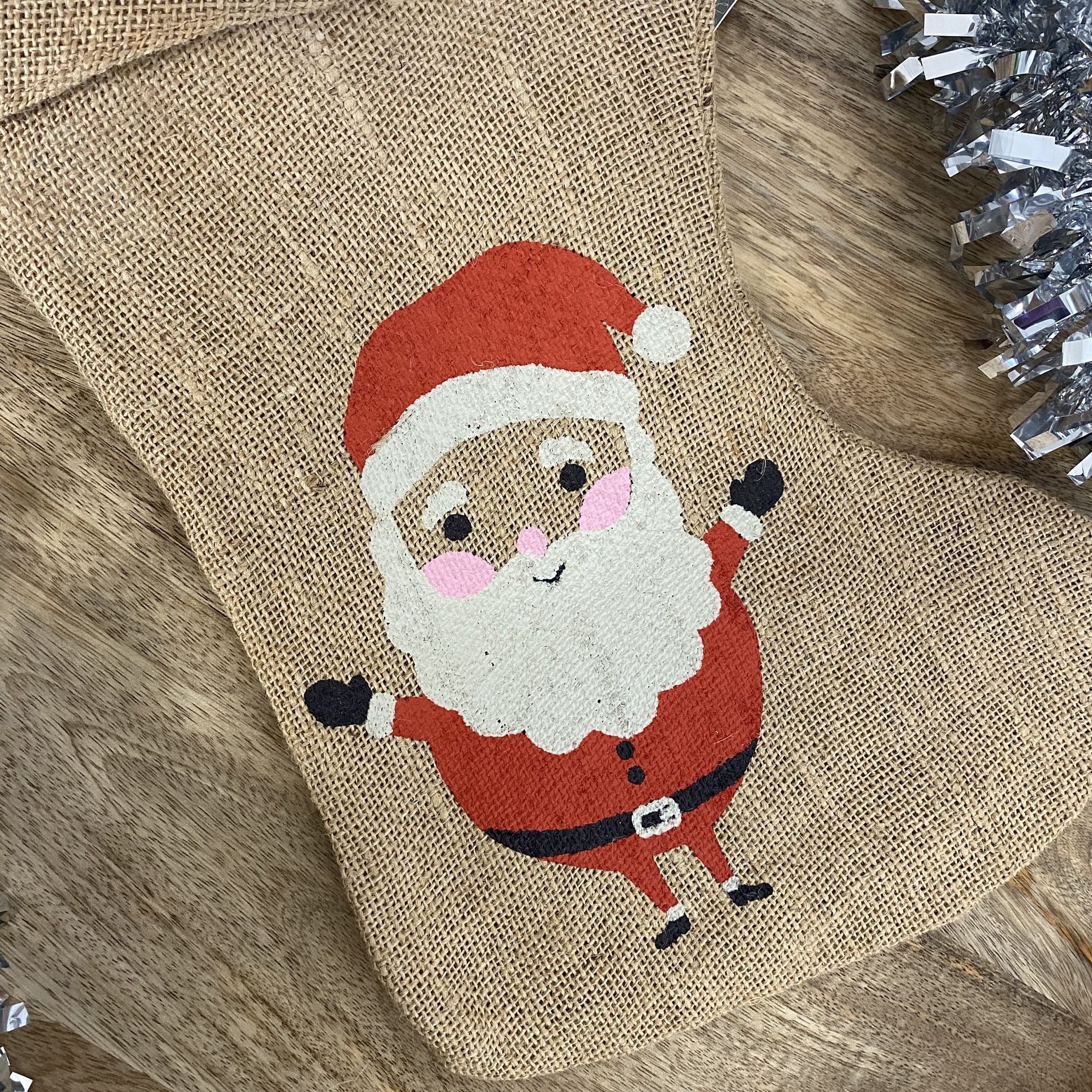 Botte en jute Père Noel – Image 2