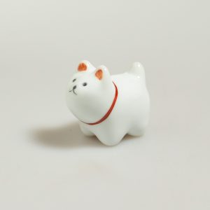 Repose baguettes « Chien » en porcelaine de Hasami