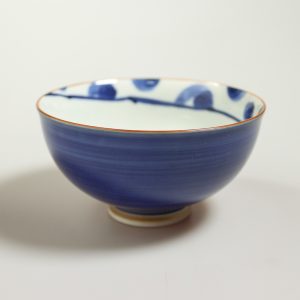 Hyottoko’ rice bowl in Hasami porcelain