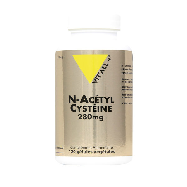 N-Acétyl Cystéine 280mg – 120 gélules végétales