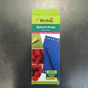 Biotop Piège Englué Chromatique Bleu – Protection contre les Thrips