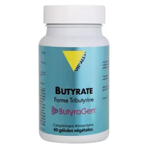 ButyraGen™ Tributyrine Complexe – 60 gélules végétales