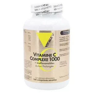 Vitamine C Complexe 1000 + Bioflavonoïdes – 100 Comprimés Sécables