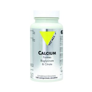 CALCIUM 200 MG FORMES BISGLYCINATE ET CITRATE – 100 comprimés sécables