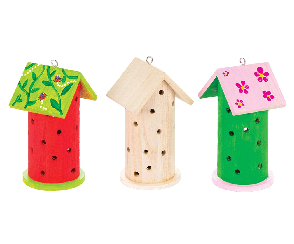Kit de 2 maisonnettes pour coccinelles en bois à personnaliser – Image 2