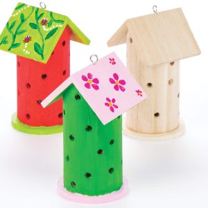 Kit de 2 maisonnettes pour coccinelles en bois à personnaliser