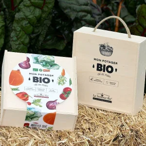 Coffret Mon jardin potager clé en main – Semences 100 % bio
