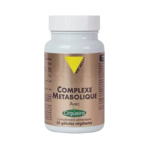 COMPLEXE METABOLIQUE avec Cirpusins®- 30 gélules végétales