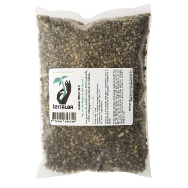 Graines de chanvre bio